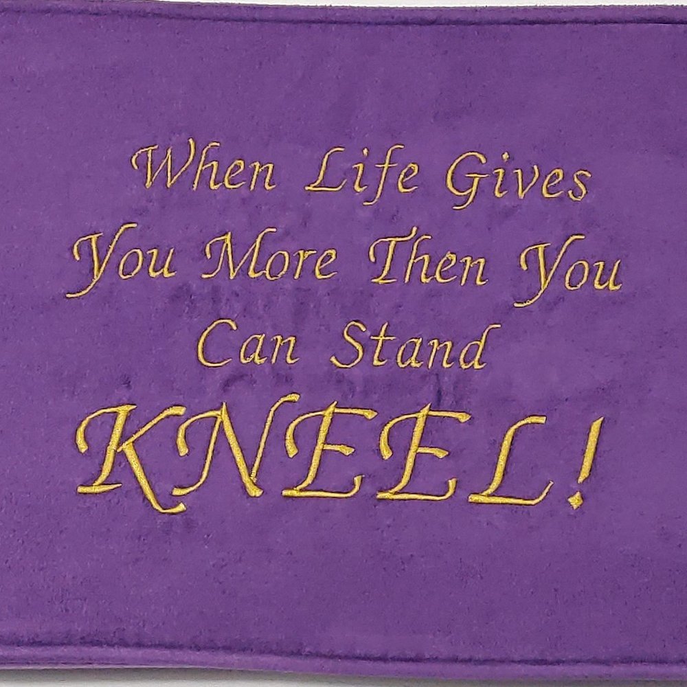 KNEEL! - Kneeling Cushion! Also Available In Blue.